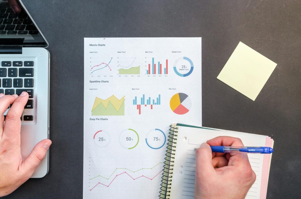 Business planning documents representing continuity planning